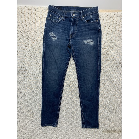 Abercrombie & Fitch Other - Abercrombie Fitch Jeans Men's Tag 30x32 Approx 30x30 Skinny Stretch Blue Denim